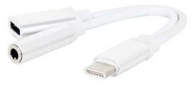 Gembird Adapter USB-C / 3.5mm / USB White