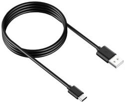 usb pakrovejas 2 - HQ Universal USB To USB Type-C Super Fast Data And Charger Cable 2m Black OEM - 1 nuotrauka