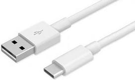 bulimi - Samsung Universal USB To Type-C Charge Data Cable 1.2m White - 1 nuotrauka