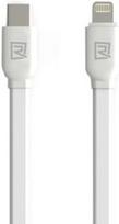 Remax Universal Soft Silicone Type-C To Lightning Data Charger Cable 1m White