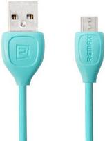 Remax Lesu Micro USB To USB Data Charger Cable 1m Blue