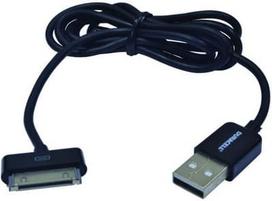Duracell USB To Apple 30pin Data Charger Cable 1m Black