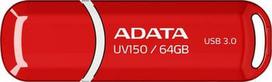 flash 64 usb atmintines - ADATA DashDrive UV150 64GB Red (Raudonas) - 1 nuotrauka
