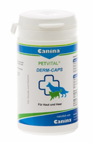 vitaminai katems - Canina papildas šunims Petvital Derm Caps N100, 40 g - 2 nuotrauka