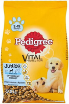 Sausas šunų maistas Pedigree Vital, vištiena/ryžiai, 0.5 kg