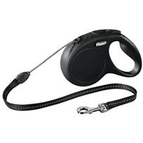 pavadelis flexi classic m 5m - Automatinis pavadėlis Flexi 22627, juodas, 5 m - 1 nuotrauka