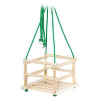 lauko supynes vaikams - Medinės sūpynės vaikams HD, 33.2 cm, smėlio ruda - 1 nuotrauka