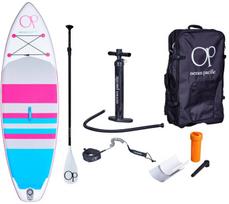 Ocean Pacific Sunset All Round 9'6 pripučiama irklentė, White/Grey/Pink
