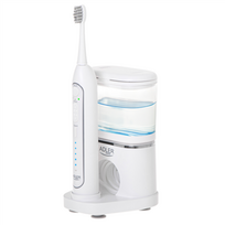 dantu sepetelis sonic - Adler  2-in-1 Water Flossing Sonic Brush  AD 2180w - 3 nuotrauka