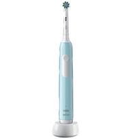 dantu sepetelio deklas - Braun Oral-B Pro 1 Cross Action Caribbean, Mėlyna - 1 nuotrauka