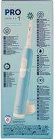 dantu sepetelio deklas - Braun Oral-B Pro 1 Cross Action Caribbean, Mėlyna - 3 nuotrauka