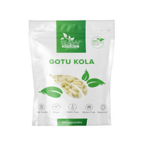 kapsule - RAW POWDERS GOTU KOLA, 475 MG, 90 kapsulių - 1 nuotrauka
