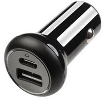 super charger - Vivanco Super Fast 62303, USB Type C/USB Type A, juoda, 24 W - 1 nuotrauka
