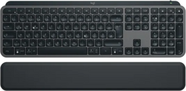 logitech mx keys - Logitech MX Keys S, su atrama delnams - 1 nuotrauka