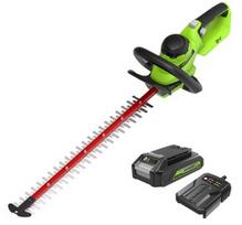 akumuliatorinis genetuvas - Greenworks G24HT56IIK2 - 1 nuotrauka