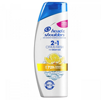 head shoulders 2in1 - Šampūnas ir kondicionierius nuo pleiskanų 2in1 Citrus Fresh, 360ml - 2 nuotrauka