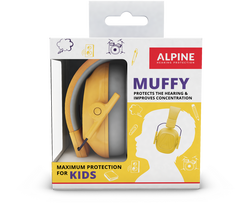 apsauginis ausines - Apsauginės ausinės vaikams Alpine Muffy Kids Geltona - 2 nuotrauka