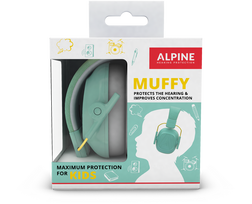 apsaugines ausines vaikams - Apsauginės ausinės vaikams Alpine Muffy Kids Mint - 2 nuotrauka