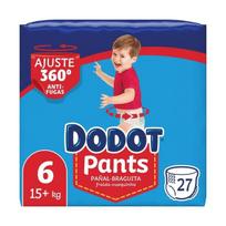 Dodot Pants, 6 dydis, 15 kg, 27 vnt.