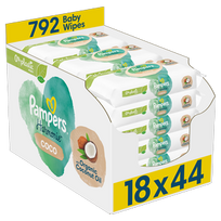 pampers dregnos serveteles - Pampers Harmonie Coconut, 792 vnt. - 2 nuotrauka