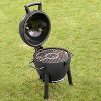 grill - Char-Griller Akorn Jr. Kamado, juoda, 50.8 cm - 2 nuotrauka
