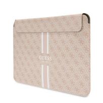 Guess PU 4G Printed Stripes Computer Sleeve 16" Pink
