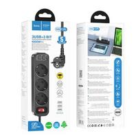 Hoco, 1.8 m, 3 lizdų, 3USB