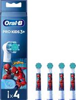 elektrinis - Dantų šepetėlio galvutė Oral-B Pro Kids, balta, 4 vnt. - 1 nuotrauka