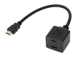 sakotuvas 2 lizdai - Šakotuvas HDMI 1.4(M)-> 2xHDMI 1.4(F) - 3 nuotrauka