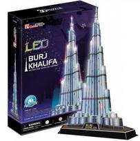 3d delione - 3D dėlionė Cubicfun Burj Khalifa 306-20508, 34 cm x 39 cm - 1 nuotrauka