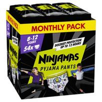 Pampers Ninjamas Space, 8 dydis, 54 vnt.