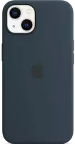 iPhone 13 Silicone Case with MagSafe – Abyss Blue
