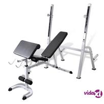 sporto suoliukas - vidaXL Daugiafunkcis treniruočių suoliukas - 2 nuotrauka