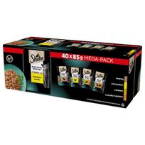 sheba 40x85 - Sheba Selection Select Slices su antiena, vištiena, paukštiena ir kalakutiena, 40x85 g - 1 nuotrauka