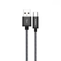 usb type c charging cable - iKaku KSC-107 USB-A to Type-C 1m Black - 1 nuotrauka