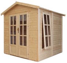 mediniai nameliai - Sodo namelis Timbela M351FB + H351, 233 cm x 222 cm x 233 cm - 2 nuotrauka