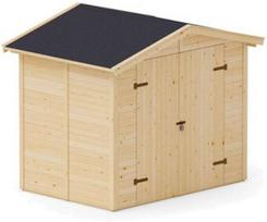 Sodo sandėliukas Upyard Natural Wood, 244 cm x 170 cm x 181 cm