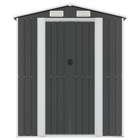 Sodo pašiūrė, Galvanizuotas plienas, 192x523x223cm, antracito spalva