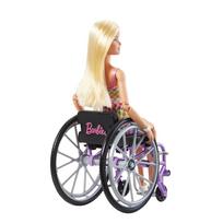lele barbe - BARBIE madistė neįgaliojo vežimėlyje šviesiais plaukais, HJT13 - 7 nuotrauka