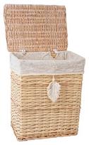 pikniko krepsys - Skalbinių dėžė Home4you Willi Tassel, ruda, 35 cm x 47 cm - 1 nuotrauka