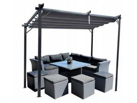 pavesines senukai - Pavėsinė Garden Line TUN5699, 395 cm x 230 cm - 2 nuotrauka