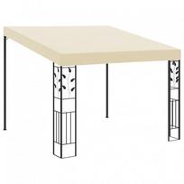 lauko pavesines sienis - Prie sienos montuojama pavėsinė, 3 x 3 x 2,5 m, smėlio spalvos - 2 nuotrauka