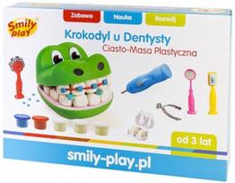 tesla zaislas - Smily Play Crocodile At The Dentist, balta/žalia - 1 nuotrauka
