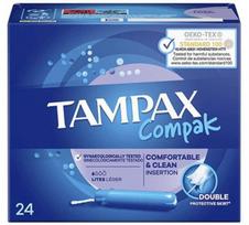 tampax - Higieniniai tamponai Tampax Compak, 24 vnt. - 2 nuotrauka