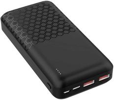 Platinet power bank 20000mAh PD QC, black (45932)