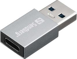 usb i c adapteris - Sandberg 136-46 USB-A to USB-C Dongle - 1 nuotrauka