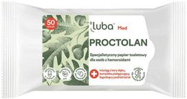 hemorojus - Tualetinis popierius sergantiems hemorojumi Luba Med Protectolan, 50 vnt. - 2 nuotrauka