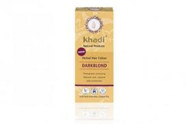 khadi plauku dazai - Augaliniai žilų ar šviesių plaukų dažai Khadi Dark Blond 100g - 1 nuotrauka