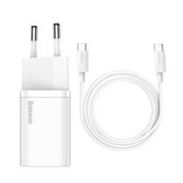 usb c charger - Baseus TZCCSUP-L02 White (Baltas) - 3 nuotrauka