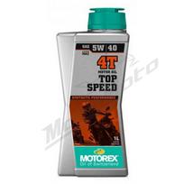 Alyva MOTOrex TOP SPEED 5W/40 Sintetinė - 4T - 1L